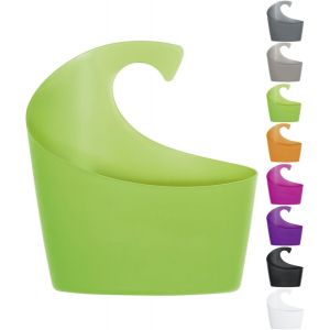 Sjzg-Sydney Black Panier De Bain Large, Polypropyl&egrave;ne, Kiwi, 30.5 X 27.5 X 10 Cm - Neuf