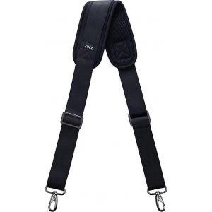 nzqaf-Sacoche Bandoulière, Sac de Remplacement Ajustable et Rembourré 57"" pour Sac avec Anneau en D (Noir, 001) - Neuf