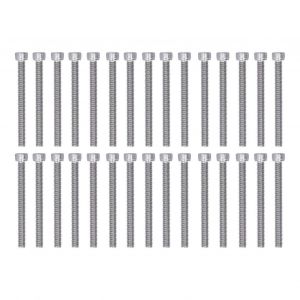 30Pcs Boulon hexagonal Vis &agrave; t&ecirc;te cylindrique A2-70 304 Acier inoxydable Marine Grade Fastener HardwareM6x70 - Neuf