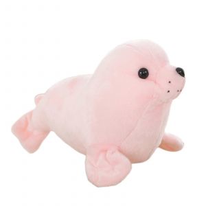 Peluche Phoque - Cadeau Mignon Pour La Saint-Valentin - Peluche Aquarium 40cm - Neuf