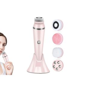 Ensemble De Brosses Nettoyantes &Eacute;lectriques Pour Le Visage 4 En 1 Avec T&ecirc;tes De Brosse Exfoliantes Et Massantes - Neuf