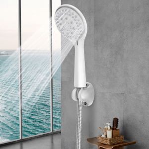 HJLIAN Pommeau de douche a main G1/2 po 5 fonctions pour salle de bain, kit de pulverisation de douche, accessoires - Neuf