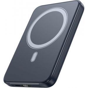 JGD-Magn&eacute;tique Batterie Externe 10000mAh, 20W USB-C & 15W sans Fil Charge Rapide for Magnet Powerbank Portable Chargeur Con LED Compatible avec iPhone 17 16 15 14 13 12 S&eacute;ries - Neuf