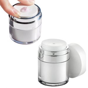 Pot &agrave; cr&egrave;me rechargeable sans air de 30 ml pour cosm&eacute;tiques - Neuf