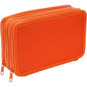 Trousse À Crayons Portable À 3 Couches, Grande Capacité, Zippée, Avec Compartiments, Boîtes De Rangement Et Organisateurs Pour Papeterie, Voyage, École, Bureau, Artisanat-Générique - Neuf