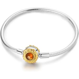 Eryi-925 Bracelet Serpent En Argent Sterling Pour Femme, Cadeau Élégant De Bijoux Pour La Fête Des Mères, La Saint-Valentin, L'anniversaire & Noël Hypoallergénique - Neuf