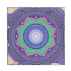 Hjlian Peinture Diamantee A Motif De Fleur Manda, Perceuse Complete, Forme Speciale, Decoration Au Point De Croix, Diy - Neuf