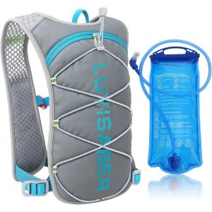 Jgd-Gilet De Course Avec Poche &Agrave; Eau De 2 L, Sac &Agrave; Dos D'hydratation L&eacute;ger Avec Vessie Pour Femme Et Homme Pour Randonn&eacute;e, Cyclisme, Escalade, Marathon - Neuf
