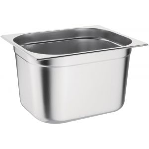 Subzonal-Bac Gastronorme 1/2, Bac Inox, Profondeur : 200 Mm, Capacit&eacute; : 12 Litres, R&eacute;cipient De Conservation Des Aliments Chauds Et Froids, Compatible Bain Marie, Couvercle Vendu S&eacute;par&eacute;ment, K932 - Neuf