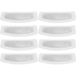 Chenquansarl-8pcs Filtre De Fontaine À Boire Filtres De Fontaine D'eau Pour Animaux Remplacement Compatible Avec 2l Ultra Fontaine D'eau Cartouche De Filtre De Distributeur D'eau Pour Chat - Neuf