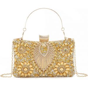 Pochettes pour femmes, pochettes formelles en cristal, sacs de soir&eacute;e, pochettes de mariage en strass - Neuf