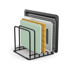 &Eacute;tag&egrave;re De Cuisine &Agrave; 5 Compartiments Pour Vaisselle Et Planches &Agrave; D&eacute;couper - Neuf