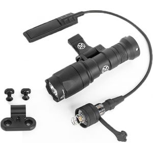 M340a Lampe De Poche Tactique Torche,600 Lumens Avec Interrupteur De Coussin De Pression, Torche De &Agrave; Montage Rotatif Pour M Lok Keymod Et Syst&egrave;me De Rail Picatinny De 20 Mm - Neuf