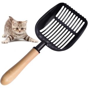 Shiliu-Pelle À Chat En Métal, Pelle À Litière Pour Chat, Grande Pelle À Litière Pour Chat, Pelle À Litière Profonde Pour Chat À Lon[ - Neuf