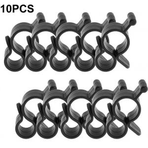 10 Pcs Camping Auvent Crochets Clips Rv Tente Cintres L&eacute;ger Cintre Pour Caravane Camping-Car Multi Usage Rv Voyage Tente Clip Cintre L&eacute;ger - Neuf