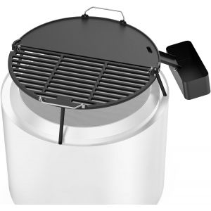 Ulteronixshop-Plancha de Cuisson en Fonte pour Solo Stove Bonfire 19,5&iquest; Foyer, Antiadh&eacute;sif Ronde Plancha avec Amovible Support et Poign&eacute;e, Plaque de Gril pour Barbecue, Viande, L&eacute;gumes, Grille de Cui - Neuf