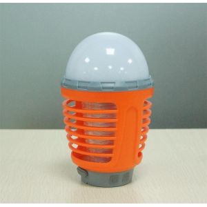 Lampe Anti-Moustique extérieure,Anti-Moustique de Camping électrique,Lampe Anti-Moustique Portable 3 en 1 Lampe LED (Orange) - Neuf