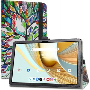 PU Cuir Etui et Pliable Stand Folio Coque pour UMIDIGI G3 Tab Ultra/foxxd c10/UMIDIGI G3 Tab/UMIDIGI G2 Tab/UMIDIGI G1 Tab/Vortex ZTAB10/Vortex T10M Pro 10.1 Pouces, Love Tree - Neuf