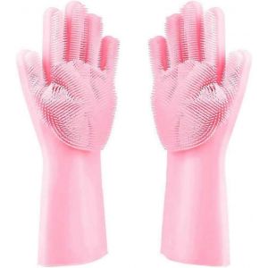 Gants De Vaisselle,Gants De Nettoyage En Silicone,Gants En Silicone,Gants Magiques,Gant En Caoutchouc Pour La Maison,Gants R&eacute;sistants &Agrave; La Chaleur - Neuf