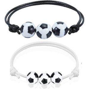 Kal-Bracelet Baseball, Bracelets Breloques Sport R&eacute;glables Couleurs For Basket Football Baseball Rugby Bracelet &Eacute;quipe Amiti&eacute; Inspirant Bijoux Sport Pour Dames S Gar&ccedil;ons - Neuf