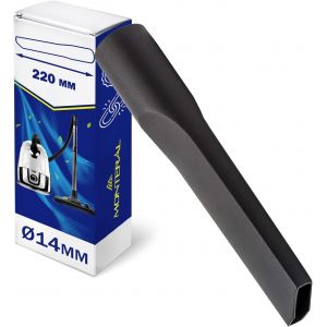 Embout Aspirateur Universel Ø 36 mm Suceur Long et Plat en Noir Garantie de 10 Ans - - Neuf