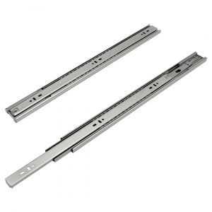 Glissi&egrave;res Pour Tiroirs Glissi&egrave;re &Agrave; Billes &Agrave; Fermeture Automatique Glissi&egrave;res Pour Tiroirs 45mm &Agrave; Extension Totale 600mm 2 Pi&egrave;ces - Neuf
