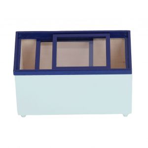 Refrigerateur Horizontal Pour Maison De Poupee 1/12, Miniature Et Colore, Accessoire De Decoration Diy, Mignon Et Realiste, Vert Menthe - Neuf