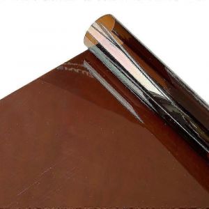 Film de fenetre transparent multicolore teinte solaire autocollant decor vitrail vinyle rouleau bricolage a4 20/40*120cm - Neuf