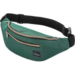 Nzqaf-Sac Banane Pour Homme Et Femme ¿Plusieurs Couleurs¿ Sacoche Homme Bandouliere Noir Holographique Argent, Or Pour Festivals, Randonnée, Course À Pied, Cyclisme. - Neuf