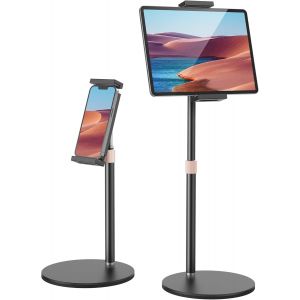 acdsgd-Support de Tablette r&eacute;glable en Hauteur pour Bureau - Rotation &agrave; 360 &deg; - Support en Aluminium - Compatible avec iPad Pro Air Mini, iPhone, Samsung, Kindle 4,7-12,9 - Neuf