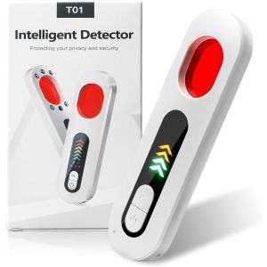 Détecteur de punaises de lit 5 en 1 avec sensibilité 5 niveaux de sensibilité, détecteur de caméra cachée et traceur GPS, détecteur de caméra avec type C pour hôtel, bureau, maison - Neuf