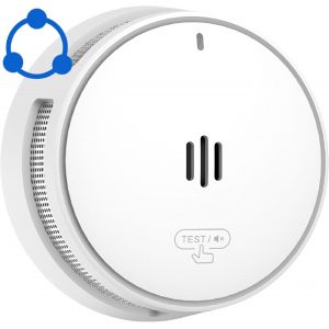 JGD-D&eacute;tecteur de fum&eacute;e interconnect&eacute;s, Batterie de 10 Ans, d&eacute;tecteurs d'incendie pour la Maison interconnect&eacute;s, d&eacute;tecteur de fum&eacute;e t&eacute;l&eacute;command&eacute;, Conforme &agrave; la Norme EN14604 (1pack interconnect&eacute;) - Neuf