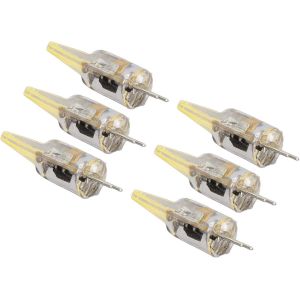 SJZG-Led G4 220 V 6 Pi&egrave;ces 6 W 500Lm G4 Ampoule Led Cob Gelrgy &Eacute;conomie Lampe Ampoule Pour Plafonnier Applique Lampe De Table 220 V Gel G4 Led 220 V 3 W Ampoule (Blanc Froid) - Neuf