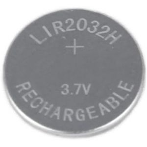 LIR2032 Lot de 1 pile bouton rechargeable 3,7 V 70 mAh Pile bouton CR2032 rechargeable pour carte mère,clé de voiture,émetteur de jauge - Neuf
