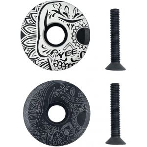 Bouchon De Tige De Casque De V&eacute;lo,2 Pcs Bouchon De Potence Vtt Bouchon De Tige De Casque De V&eacute;l Alliage V&eacute;lo Tige Vis Pi&egrave;ces V&eacute;lo Fourche Avant Tige Capot Sup&eacute;rieur.[R277] - Neuf