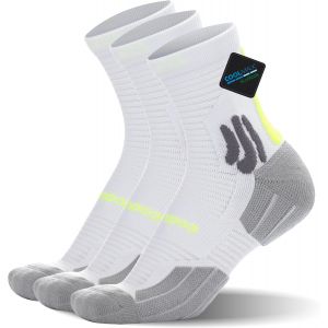 Ulteronixshop-Bambou Viscose Chaussettes Running Homme De Sport, Randonn&eacute;e Contention Compression Chaussettes Anti Ampoule Anti Transpiration Respirantes, Lot De 3 Paires, Tailles Sportives 35-51 - Neuf