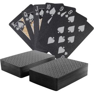 MDY-Jeux De Cartes À Jouer Cartes Poker Plastique 54 - Imperméables Et Durables - pour Soirées Et Magie - Neuf