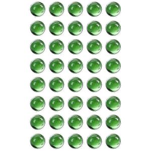 40 pcs billes 16mm billes de verre culotte boules de verre d&eacute;coration couleur p&eacute;pites jouet vert - Neuf