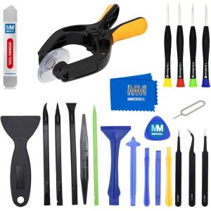 Kit d'outils Professionnels 24 en 1 pour Ouverture de Smartphones/Tablettes avec pincettes et Tournevis Inclus - Neuf