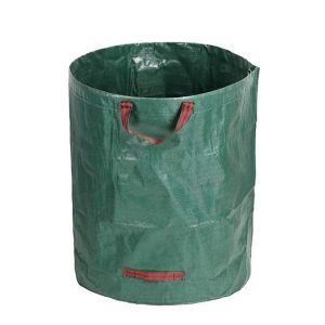 Sac de jardin avec poignées de transport (272 l - 1 pièce) - Sac à déchets de jardin pliable L - Poubelle pliable indéchirable pour feuilles et déchets verts - Neuf