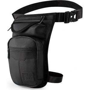 RFCBC-Sac pour Les Jambes Moto Sacoche de Cuisse Pêche Sac de Jambe Tactique, pour Hommes et Femmes, Conçu pour la randonnée, l'alpinisme, la Moto, la pêche,Multi-Poches - Neuf