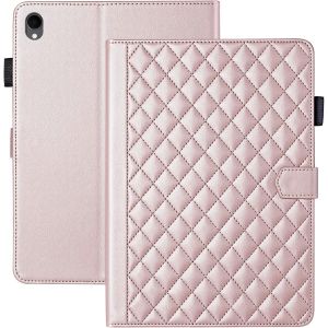 LORANKA-Coque pour Samsung Galaxy Tab S11 11 Pouces 2025 Business Cuir PU Tablet &Eacute;tui pour Galaxy Tab S11 Con Portafolio Supporto Funzione Or Rose - Neuf