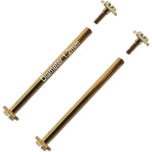 Kal-Vis Pour Montres - 8 À 30mm Diamètre Ø 1,2mm À 1,5mm Premium Barres À Vis Filetés Fixation Pour Bracelet De Montre Or Ou Argent - 2 Pcs - Neuf