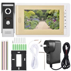 Interphone video avec camera HD 7 pouces, prise AU 100-240 V - Neuf