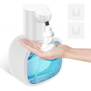 KAL-Distributeur De Savon Automatique, 500 Ml, Distributeur De Savon Électrique, Avec Capteur, Distributeur De Savon Mousse, Rechargeable Par Usb, Ipx5, Étanche, Pour Salle De Bain, Toilettes, Cuisin - Neuf