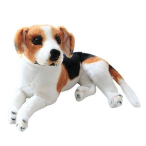 Adorable Chien Couche En Peluche, Doux Et Moelleux, Jouet Pour Enfants, Coussin Decoratif Pour Canape, Chambre A Coucher - Neuf