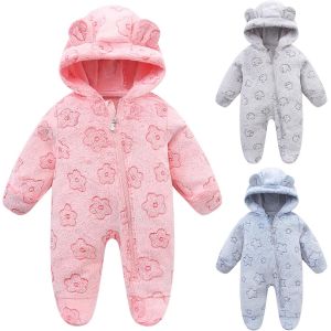Bnhgc-Combinaison De Neige D'hiver Pour Nouveau-Né Bébé Avec Oreilles D'ours En Grenouillère À Capuche Pour Tout-Petit Motif Vêtements D'extérieur Manteaux - Neuf