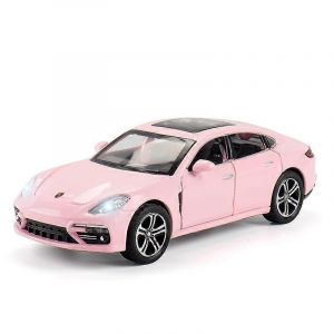 1:32 Panamera Diecasts Toy Cars Miniature Scale Alloy Simulation Vehicles Car Model Children Birthday Gifts Collection Toy Cars-Rose sans boîte - Neuf