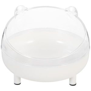 Bac À Sable Transparent Pour Hamster ¿ Cachette Polyvalente Pour Petits Animaux, Facile À Nettoyer, Plastique Durable, 13 X 13 X 8 Cm, Bleu - Neuf
