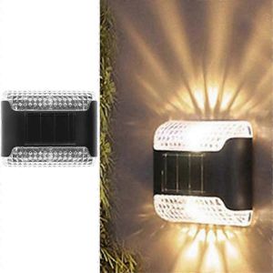 6pcs Lumi&egrave;res De Cl&ocirc;ture Solaire Lumi&egrave;res De Cl&ocirc;ture Lumineuses Ext&eacute;rieures Lumi&egrave;res De Pont,A - Neuf